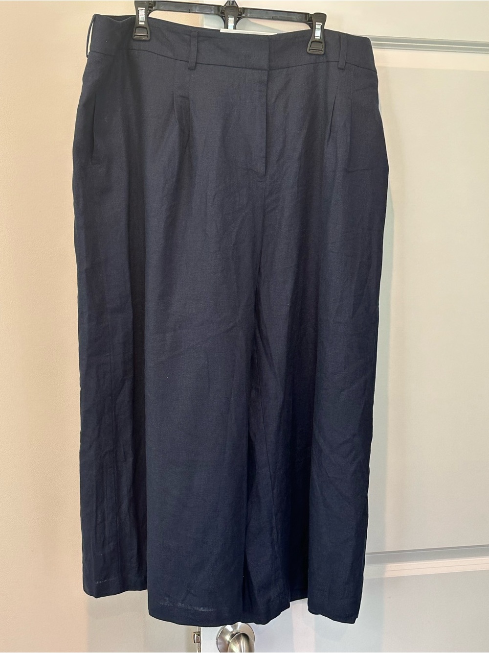 Cato Women’s Navy Wide-Leg Dress Pants